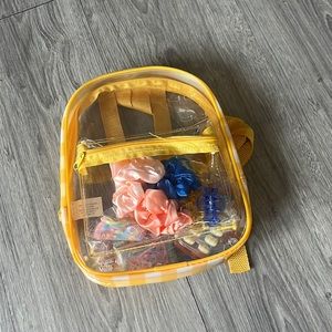 Girls hair and nails accessory backpack